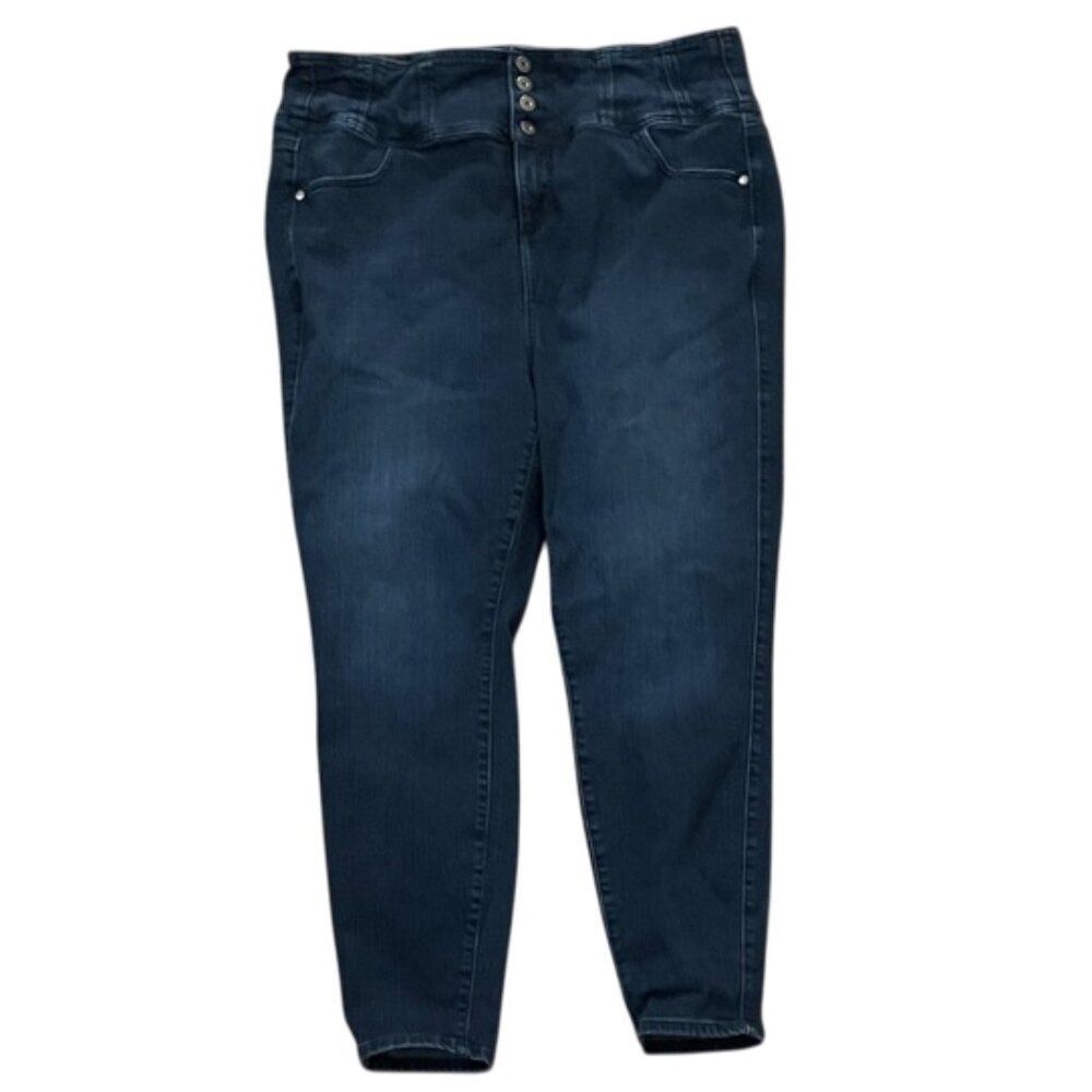 Torrid Corset Skinny Premium Stretch High-Rise Blue Jean Womens Size 20R